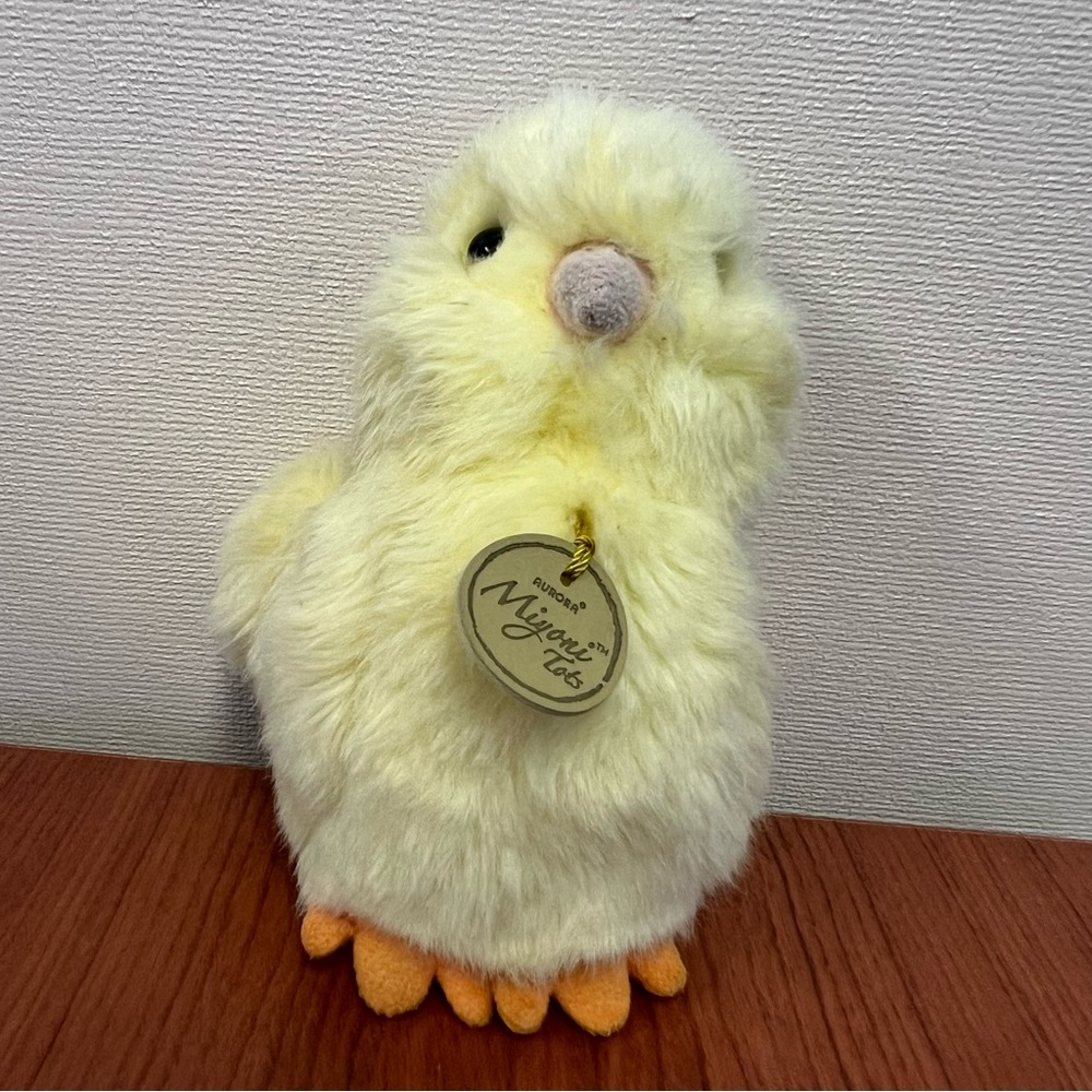 Aurora Yellow Miyoni  6in Chick Adorable Stuffed Animal All Ages Easter Decor